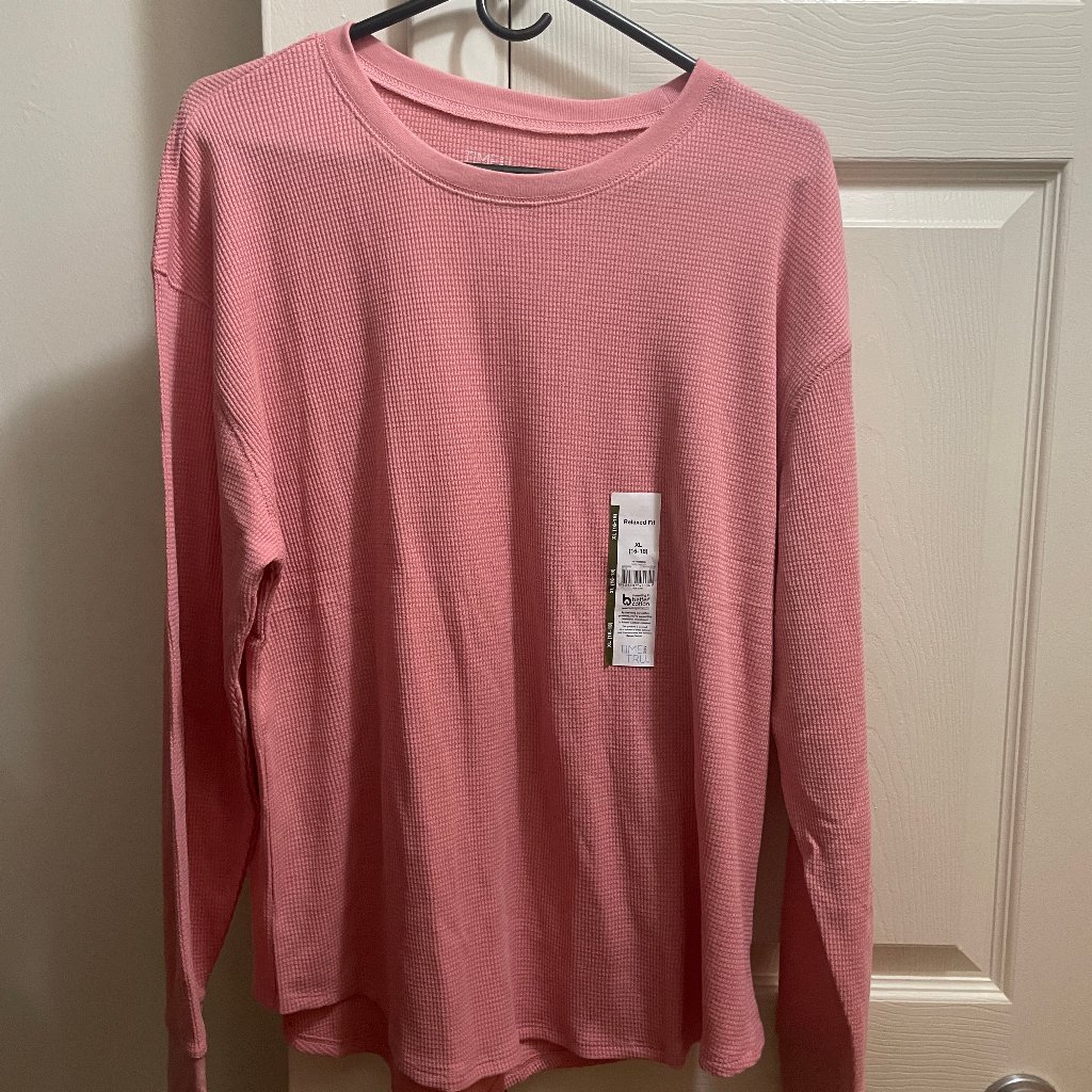 Time & Tru Thermal (Rose Pink) (Size: Xl)